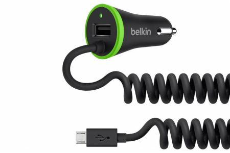 Belkin Kfz-Ladegerät 3,4A + USB-Anschluss und Micro-USB-Kabel