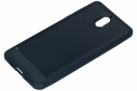 Brushed TPU Case Dunkelblau für das Nokia 3.1