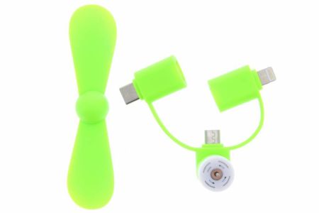 Ventilator für Smartphones USB-C, Micro-USB & Lightning