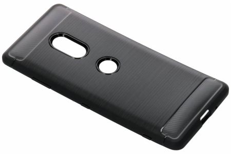 Brushed TPU Case Schwarz für das Sony Xperia XZ3