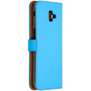 Luxus TPU Klapphülle Blau für Samsung Galaxy J6 Plus