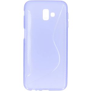 S-Line TPU Hülle Violett für das Samsung Galaxy J6 Plus