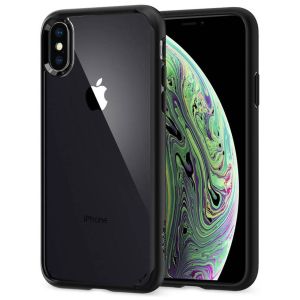Spigen Ultra Hybrid Case Schwarz für das iPhone Xs / X