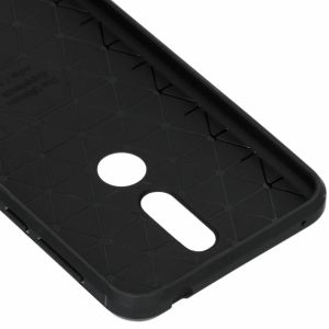 Brushed TPU Case Schwarz für das Nokia 7.1