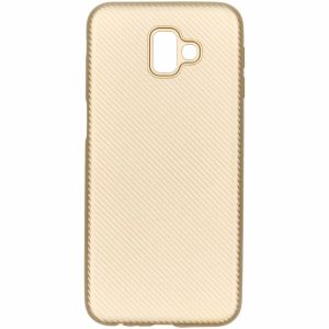 Carbon-Hülle Gold für das Samsung Galaxy J6 Plus