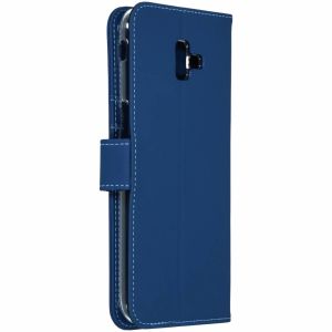 Accezz Wallet TPU Klapphülle Blau für das Samsung Galaxy J6 Plus