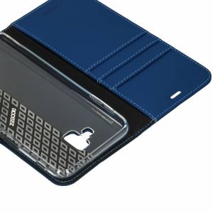 Accezz Wallet TPU Klapphülle Blau für das Samsung Galaxy J6 Plus