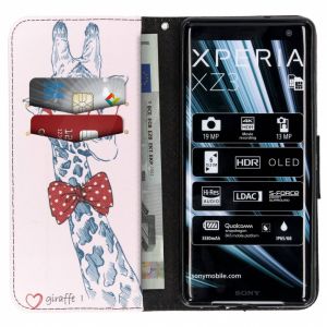 Design TPU Klapphülle für das Sony Xperia XZ3