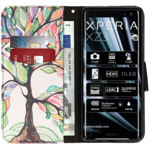 Design TPU Klapphülle für das Sony Xperia XZ3
