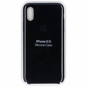 Apple Silikon-Case Schwarz für das iPhone Xs / X