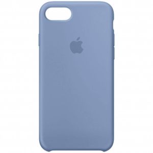 Apple Silikon-Case Hellblau für das iPhone SE (2022 / 2020) / 8 / 7