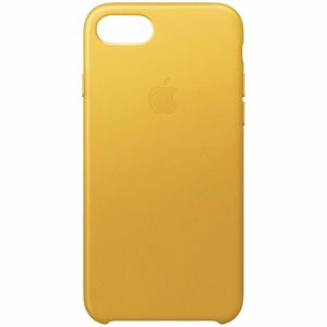 Apple Leder-Case Gelb für das iPhone SE (2022 / 2020) / 8 / 7