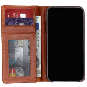 Twelve South Journal Wallet-Klapphülle Braun für das iPhone Xs Max