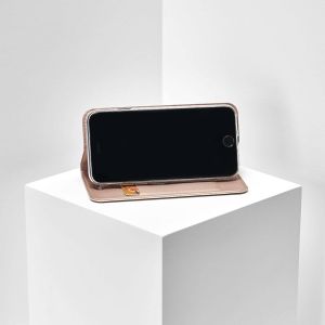Dux Ducis Roségoldfarbenes Slim TPU Klapphülle Samsung Galaxy A6 (2018)