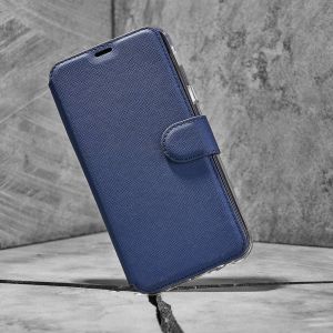 Accezz Xtreme Wallet Klapphülle Blau für Samsung Galaxy A6 Plus (2018)