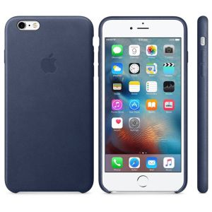 Apple Leder-Case für das iPhone 6(s) Plus - Midnight Blue