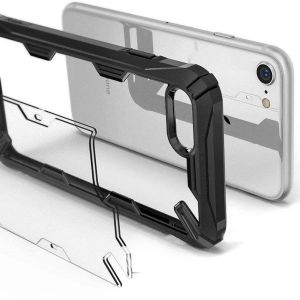 Ringke Fushion X Case Schwarz für das iPhone SE (2022 / 2020) / 8 / 7