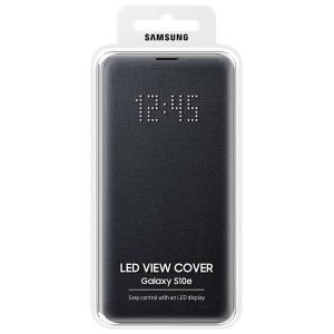 Samsung Original LED View Cover Klapphülle Schwarz für das Galaxy S10e