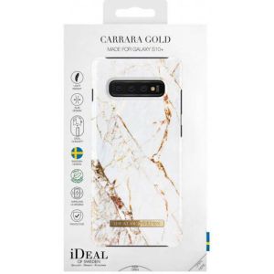 iDeal of Sweden Carrara Gold Fashion Back Case Samsung Galaxy S10 Plus