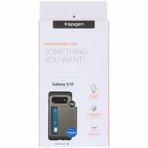 Spigen Slim Armor CS Case Grau für das Samsung Galaxy S10