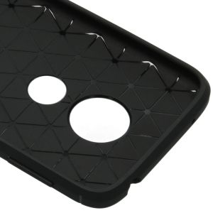 Brushed TPU Case Schwarz für das Motorola Moto G7 Play