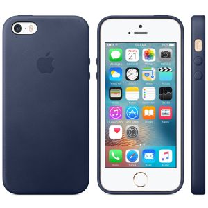 Apple Leder-Case für das iPhone 5/5s/SE - Midnight Blue
