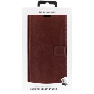 Valenta Klapphülle Leather Braun für das Samsung Galaxy A9 (2018)