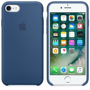 Apple Silikon-Case Ocean Blue für das iPhone SE (2022 / 2020) / 8 / 7