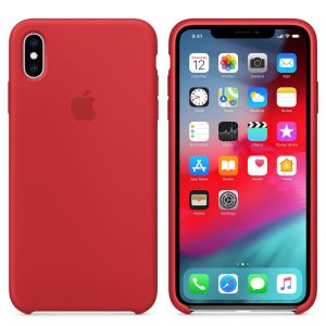 Apple Silikoncase Rot für das iPhone Xs Max