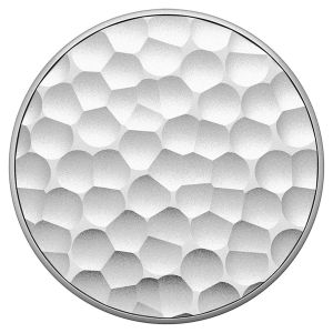 PopSockets Luxus PopGrip - Hammered Metal Silver