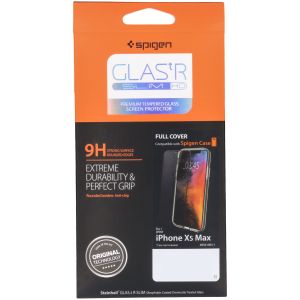 Spigen GLAStR Tempered Glas Displayschutzfolie für iPhone Xs Max