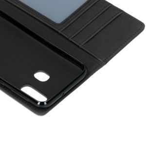 iMoshion Luxuriöse Klapphülle Grau für das Samsung Galaxy A40