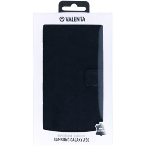 Valenta Klapphülle Leather Schwarz für das Samsung Galaxy A50 / A30s