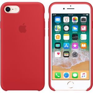 Apple Silikon-Case Red für das iPhone SE (2022 / 2020) / 8 / 7