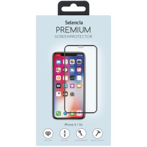 Selencia Premium Screen Protector aus gehärtetem Glas für das iPhone Xs / X 