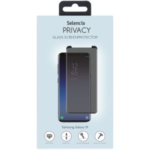 Selencia Screen Protector Privacy gehärtetem Glas Samsung Galaxy S9