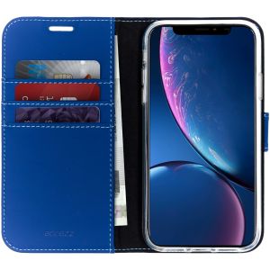 Accezz Wallet TPU Klapphülle Blau für das iPhone Xr