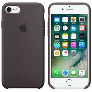 Apple Silikon-Case Cocoa für das iPhone SE (2022 / 2020) / 8 / 7