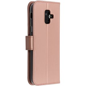 Accezz Roségoldenes Wallet TPU Klapphülle Samsung Galaxy A6 (2018)