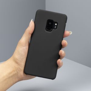 Schwarze Unifarbene Hardcase-Hülle für Galaxy A6 Plus (2018)
