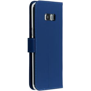 Accezz Blaues Wallet TPU Klapphülle für das Samsung Galaxy S8 Plus