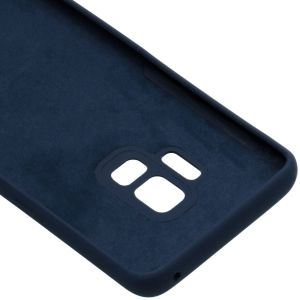 Accezz Liquid Silikoncase Blau für das Samsung Galaxy S9