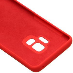 Accezz Liquid Silikoncase Rot für das Samsung Galaxy S9