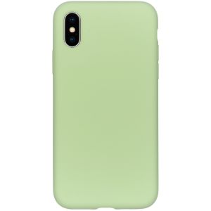 Accezz Liquid Silikoncase Grün für das iPhone Xs / X
