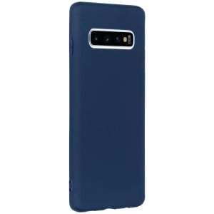 iMoshion Color TPU Hülle Dunkelblau für Samsung Galaxy S10
