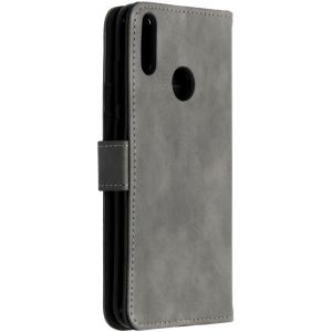 iMoshion Luxuriöse Klapphülle Grau für Huawei Y7 (2019)