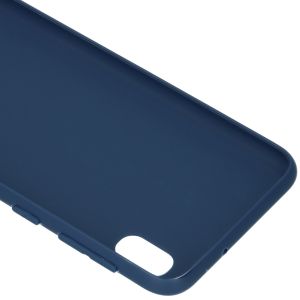 iMoshion Color TPU Hülle Dunkelblau für Samsung Galaxy A10