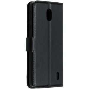 iMoshion Luxuriöse Klapphülle Schwarz für das Nokia 1 Plus