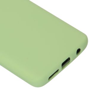 Accezz Liquid Silikoncase Grün für das Samsung Galaxy S9