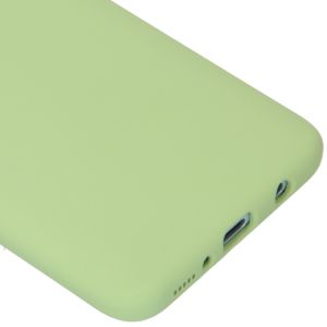 Accezz Liquid Silikoncase Grün für das Samsung Galaxy A70